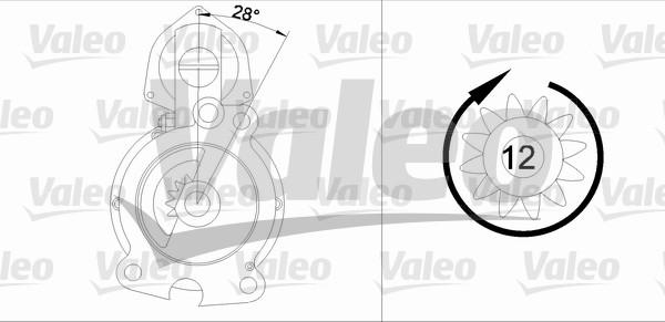 Valeo 455742 - Стартер unicars.by