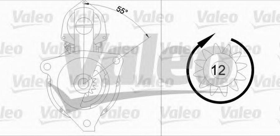 Valeo 455750 - Стартер unicars.by