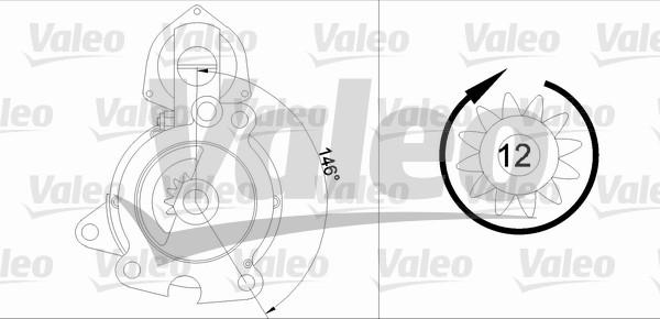 Valeo 455703 - Стартер unicars.by