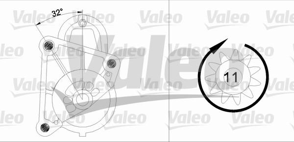 Valeo 455719 - Стартер unicars.by