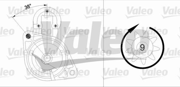 Valeo 455736 - Стартер unicars.by