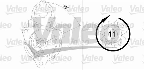 Valeo 455733 - Стартер unicars.by