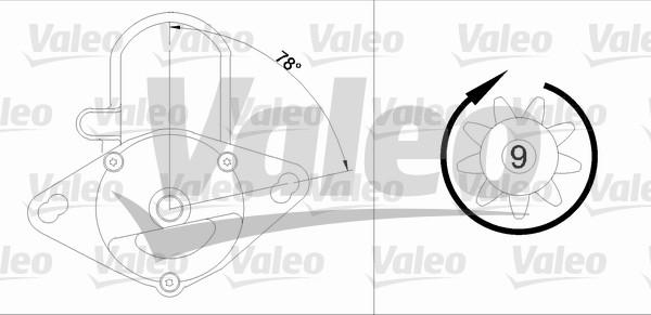 Valeo 455737 - Стартер unicars.by