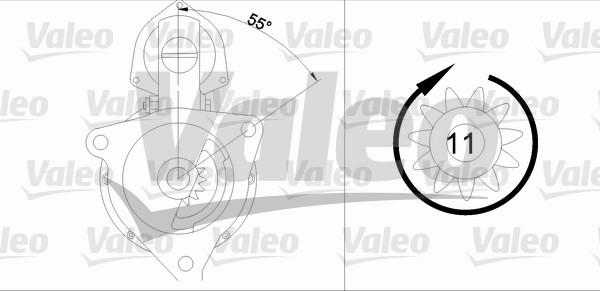 Valeo 455723 - Стартер unicars.by