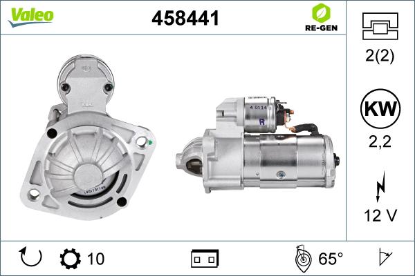 Valeo 458441 - Стартер unicars.by