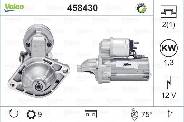 Valeo 458430 - Стартер unicars.by