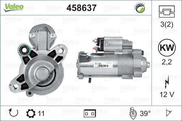 Valeo 458637 - Стартер unicars.by