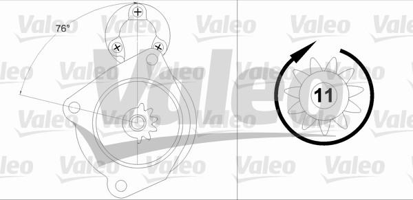 Valeo 458199 - Стартер unicars.by