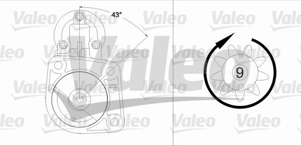 Valeo 458194 - Стартер unicars.by