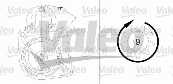 Valeo 458195 - Стартер unicars.by