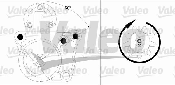 Valeo 458196 - Стартер unicars.by