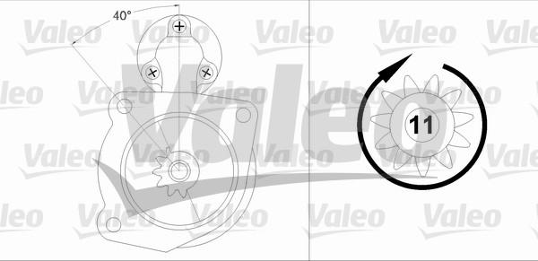 Valeo 458198 - Стартер unicars.by