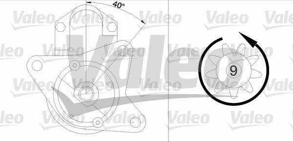 Valeo 458168 - Стартер unicars.by