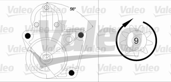 Valeo 458189 - Стартер unicars.by