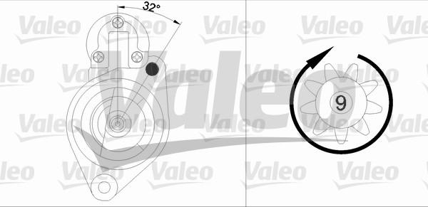 Valeo 458184 - Стартер unicars.by