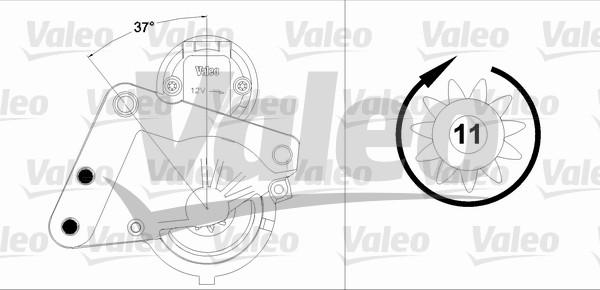 Valeo 458185 - Стартер unicars.by