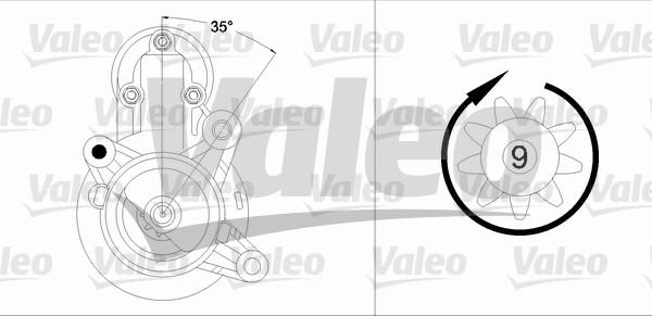 Valeo 458204 - Стартер unicars.by