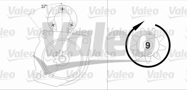 Valeo 458212 - Стартер unicars.by