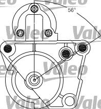 Valeo 458274 - Стартер unicars.by