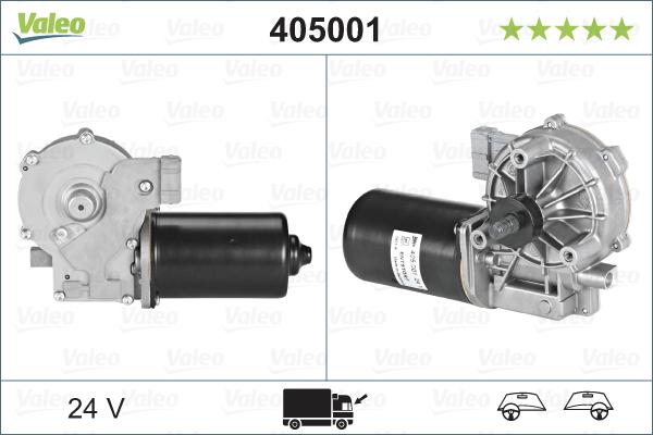 Valeo 405001 - Двигатель стеклоочистителя unicars.by