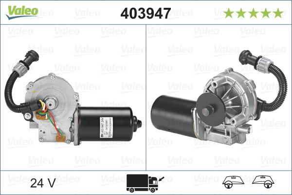 Valeo 403947 - Двигатель стеклоочистителя unicars.by