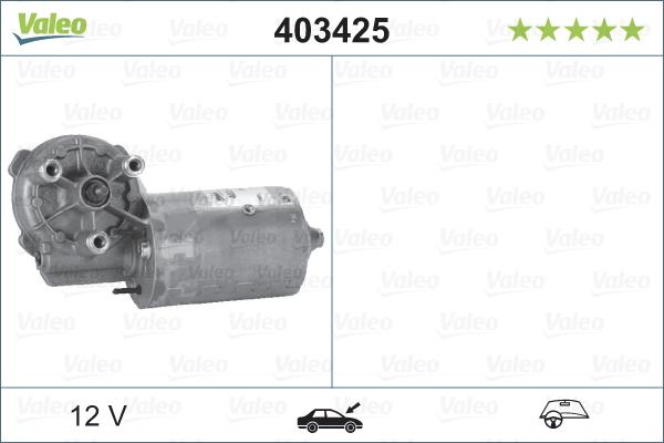 Valeo 403425 - Двигатель стеклоочистителя unicars.by