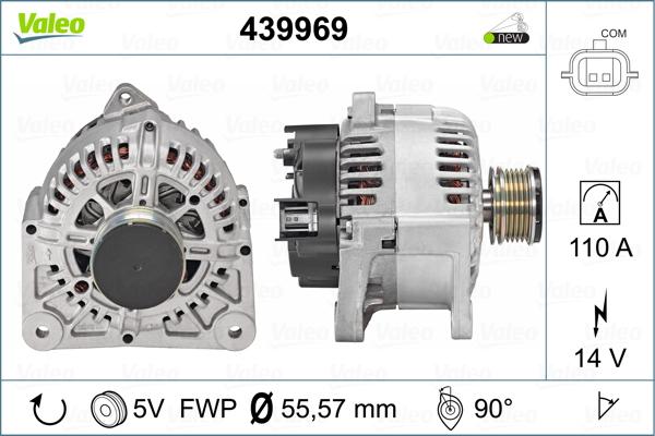 Valeo 439969 - Генератор unicars.by