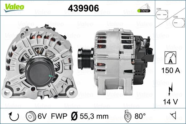 Valeo 439906 - Генератор unicars.by