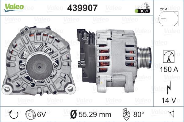 Valeo 439907 - Генератор unicars.by