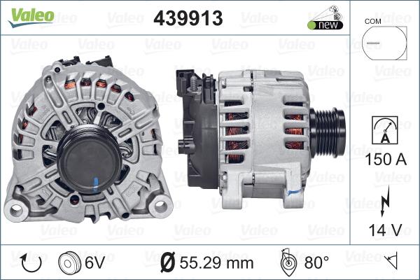 Valeo 439913 - Генератор unicars.by