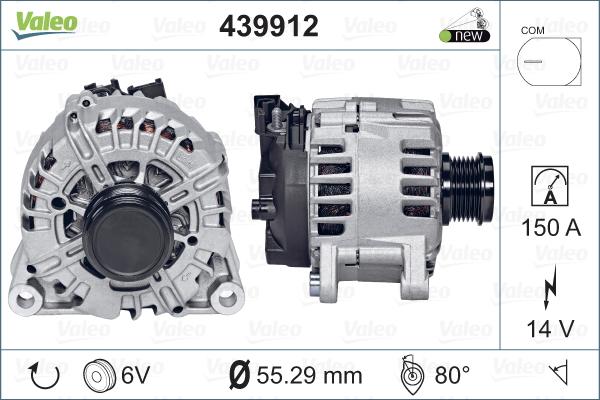 Valeo 439912 - Генератор unicars.by