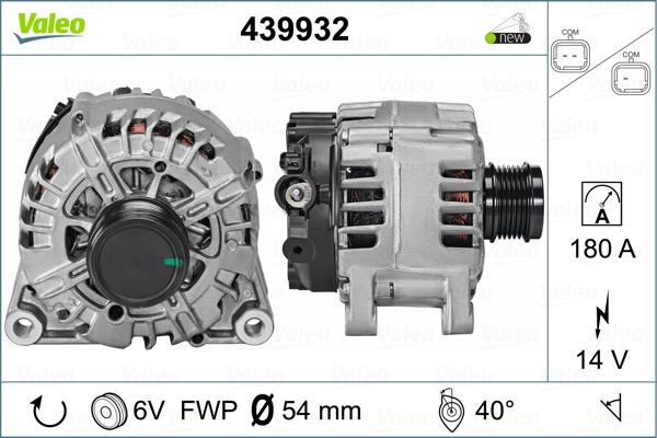 Valeo 439932 - Генератор unicars.by