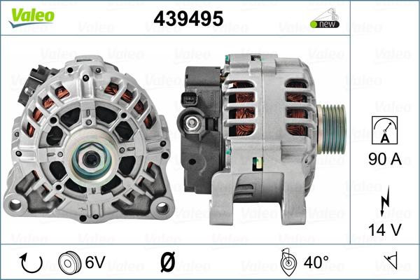 Valeo 439495 - Генератор unicars.by