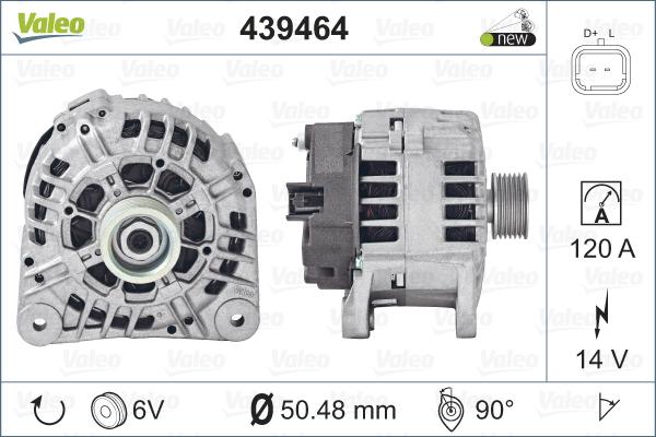 Valeo 439464 - Генератор unicars.by