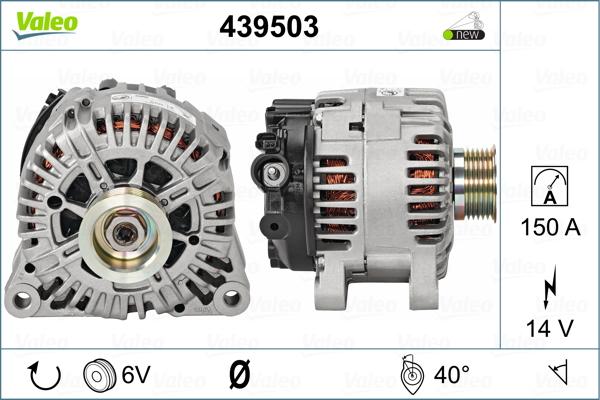 Valeo 439503 - Генератор unicars.by