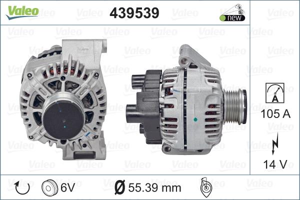 Valeo 439539 - Генератор unicars.by