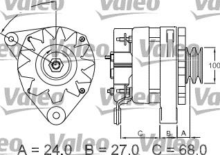 Valeo 439099 - Генератор unicars.by