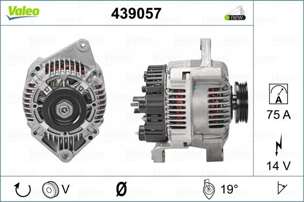 Valeo 439057 - Генератор unicars.by