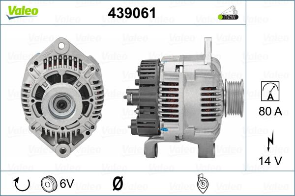 Valeo 439061 - Генератор unicars.by