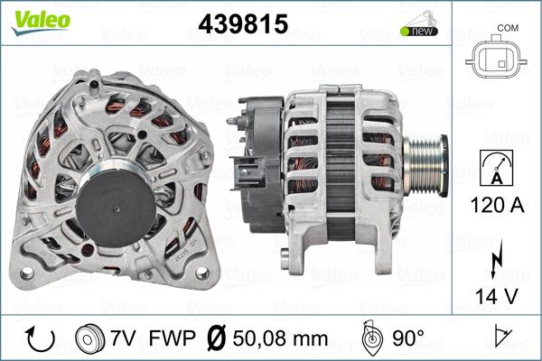 Valeo 439815 - Генератор unicars.by