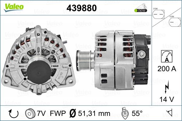 Valeo 439880 - Генератор unicars.by