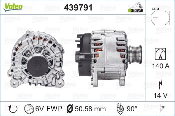 Valeo 439791 - Генератор unicars.by