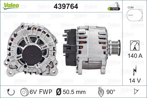 Valeo 439764 - Генератор unicars.by