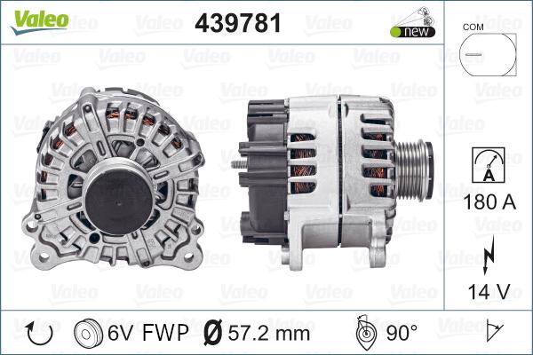 Valeo 439781 - Генератор unicars.by