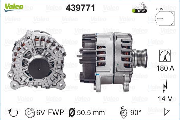 Valeo 439771 - Генератор unicars.by