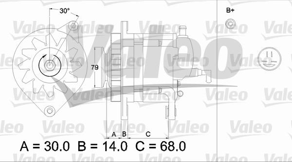 Valeo 436498 - Генератор unicars.by