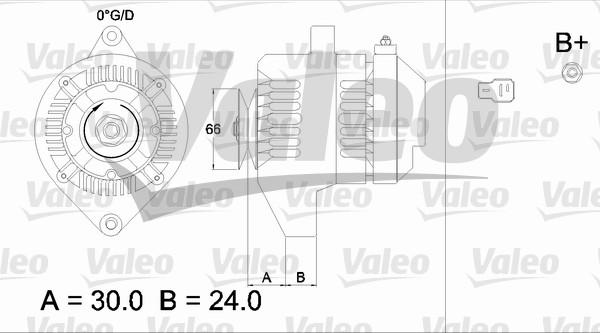 Valeo 436497 - Генератор unicars.by