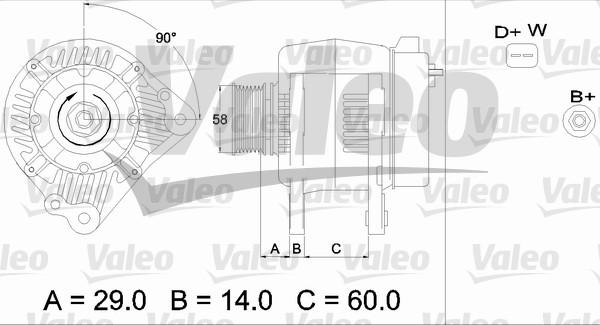 Valeo 436445 - Генератор unicars.by