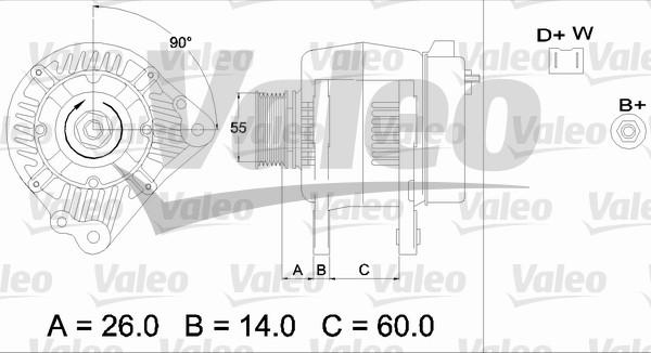 Valeo 436442 - Генератор unicars.by