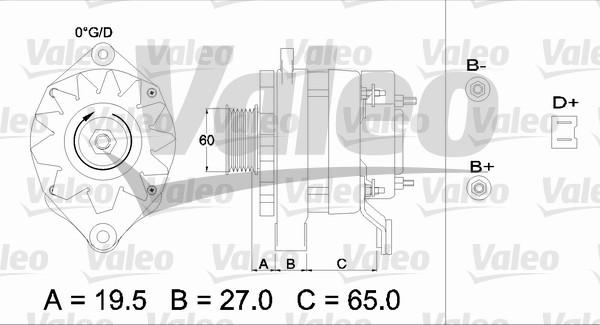 Valeo 436454 - Генератор unicars.by